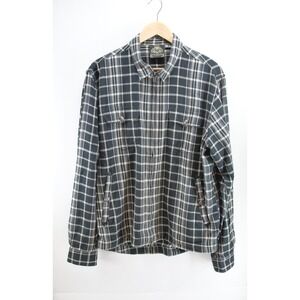 Roland‎ Sands Design Mens Large Black Maverick Flannel Full Zip